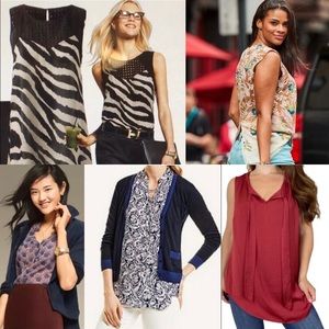 Bundle of 5 CAbi Sleeveless Tops, Blouses, Tanks Size XS